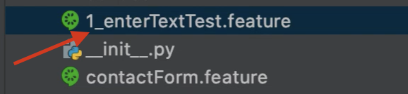 Step Definition file